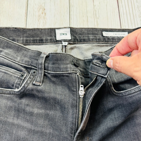Edwin Pixie 9” Mid Rise Skinny Jeans Size 28 - Picture 5 of 13